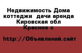 Недвижимость Дома, коттеджи, дачи аренда. Кировская обл.,Красное с.